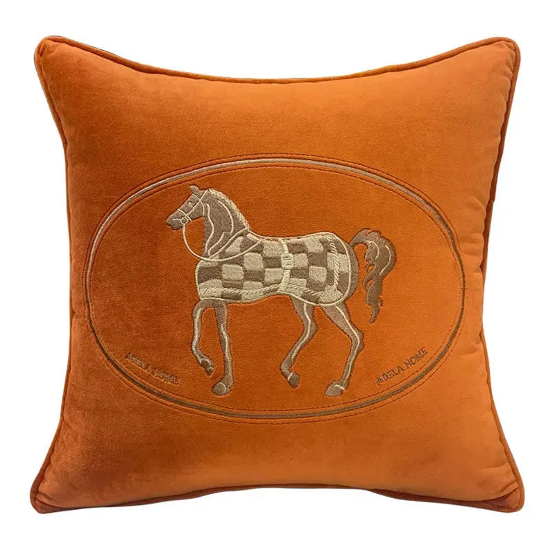 Fashion Simple Hot Stamping Embroidery Cushion Pillowcase - Bellarte Enchanté Fashion Simple Hot Stamping Embroidery Cushion Pillowcase